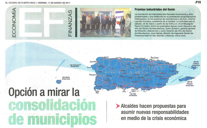 Opción a mirar la consolidación de municipios